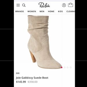 Joie western suede gabbissey boots
